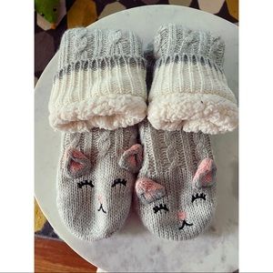 💞💝Women’s Knitted one size Indoor Non skid slipper socks